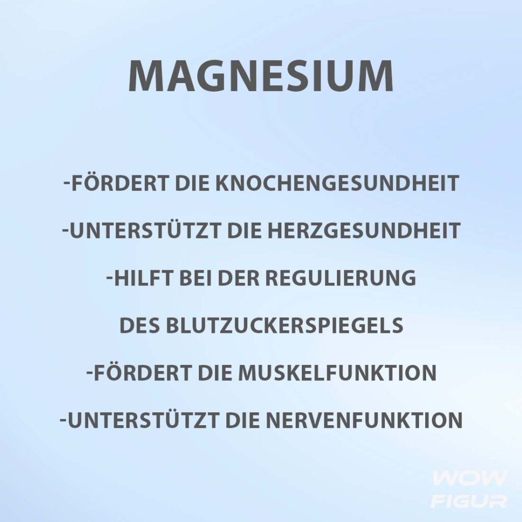 magnesium verla wirkung, nutzen und Vorteile auf einen blick in Stichpunkten aufgelistet